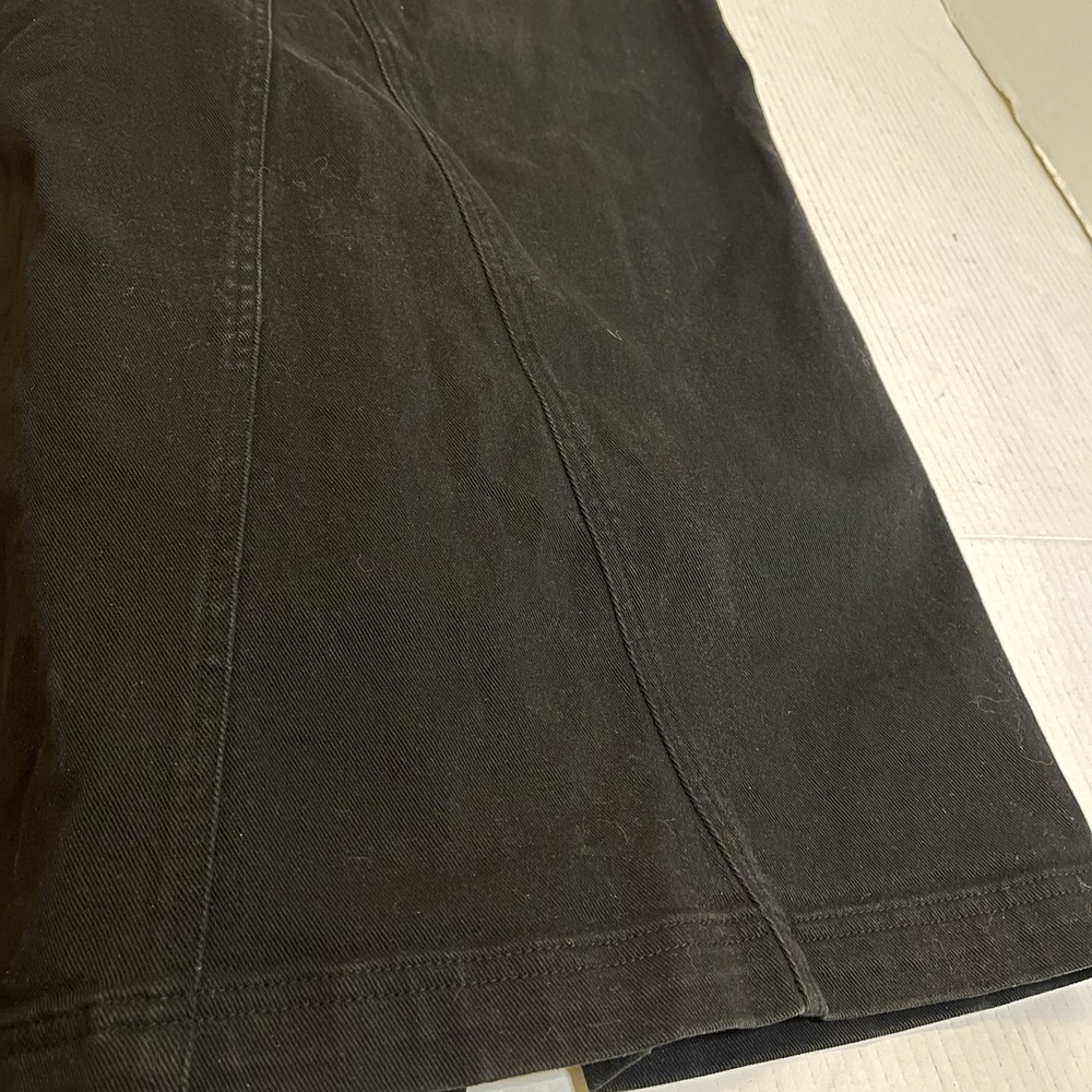 Lauren Ralph Lauren Vintage Black Midi Long Denim Skirt Women's Sz 8 - Picture 15 of 16